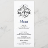 Ski Couple Menu (Voorkant)