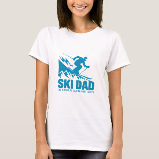 Ski Dad Cool Mountain Graphic T-shirt