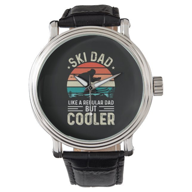 Ski Dad Horloge (Voorkant)