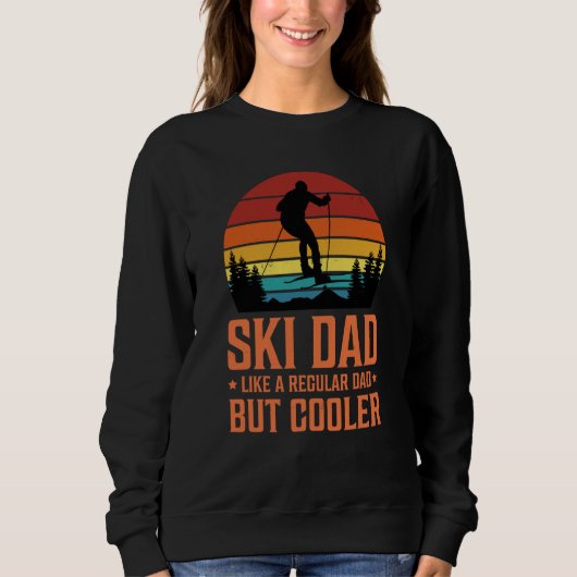 Ski Dad Like a Regular Dad but Cooler Great Father Trui (Voorkant)