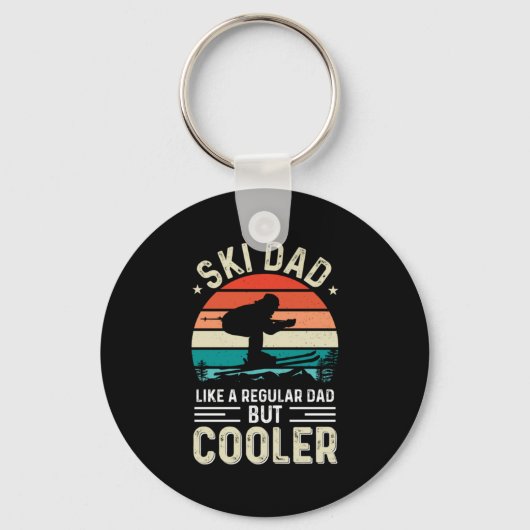 Ski Dad Sleutelhanger (Voorkant)