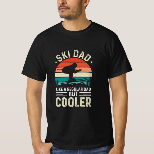 Ski Dad T-shirt (Voorkant)