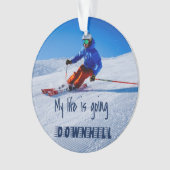 Ski de descente Funny Motivational Snow Ski (devant)
