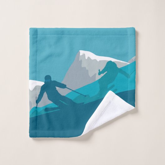 Ski de montagne (Gant de toilette)