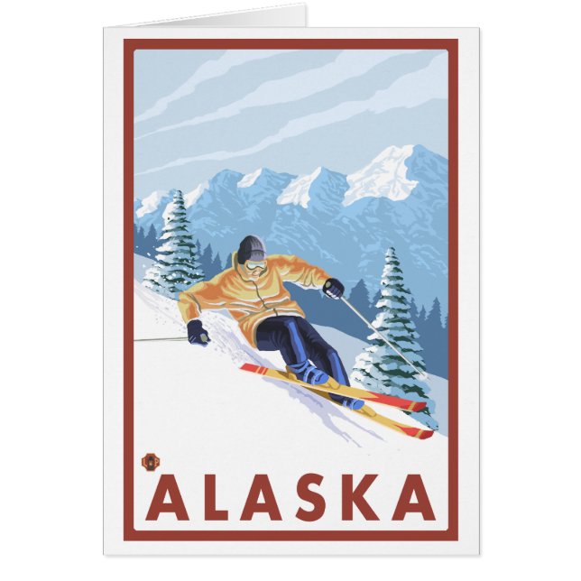 Ski de neige - Alaska (Devant)