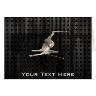 Ski de neige ; Noir frais