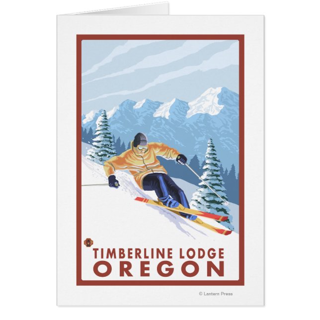Ski de neige - Timberline Lodge, Oregon (Devant)