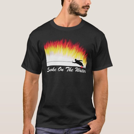 Ski d'eau de slalom "fumée T-shirt sur eau" (Devant)