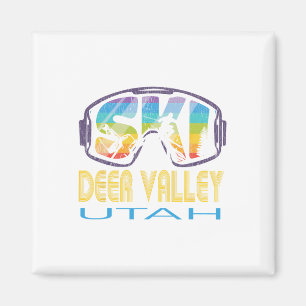 Ski Deer Valley Utah Skiing Vacation Magneet