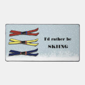 Ski Design Desk Mat (Recto)