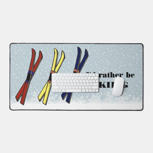 Ski Design Desk Mat (Clavier et souris)