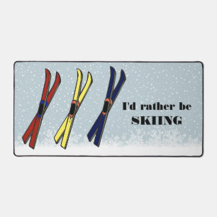 Ski Design Desk Mat