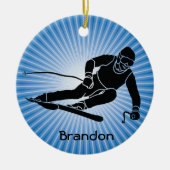 Ski Design Ornament (Voorkant)