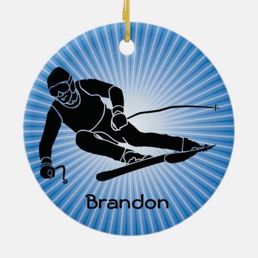 Ski Design Ornament (Achterkant)