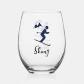 Ski Design Verre sans pierre (Recto)