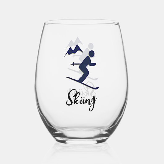 Ski Design Verre sans pierre (Recto)