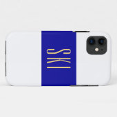 SKI Elegante Sportieve Koninklijke Marine Blauw Wi Case-Mate iPhone Case (Achterkant (horizontaal))