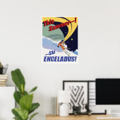 Ski Enceladus! Poster (Thuiskantoor)