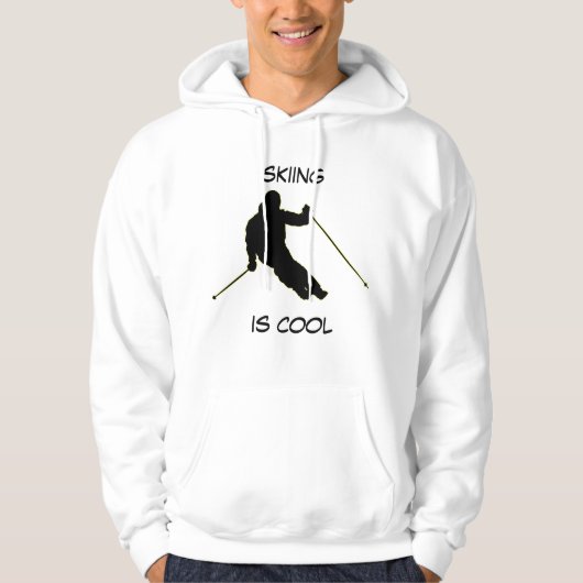 Ski est Cool Sweat - shirt à capuche personnalisab (Devant)