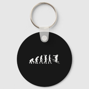Ski-evolutie Funny Skier Freestyle-ski Winter  Sleutelhanger
