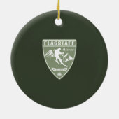 Ski Flagstaff Arizona Keramisch Ornament (Achterkant)