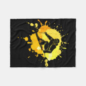 Ski For Skiier Boys Retro Skiing Fleece Deken (Voorkant (Horizontaal))