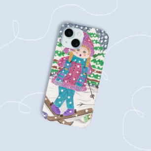 Ski girl leuke iPhone case