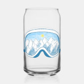 Ski Goggets Mountain Reflection Sky Pale Blue (Recto)