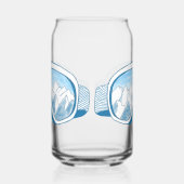 Ski Goggets Mountain Reflection Sky Pale Blue (Droite)