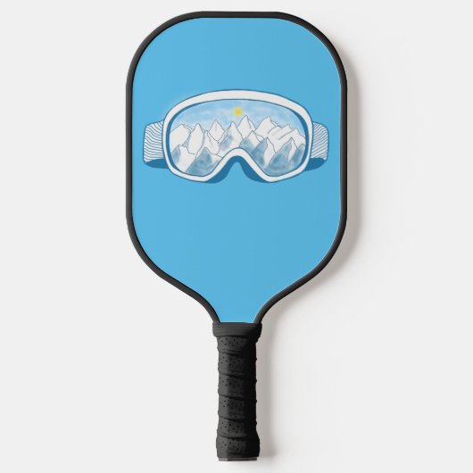 Ski Goggles Bergreflectie Pickleball Paddle (Voorkant)