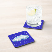 Ski Goggles Snowflake Dance Bier Onderzetter (Rechterzijde)