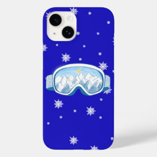 Ski Goggles Snowflake Dance Case-Mate iPhone 14 Hoesje