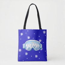 Ski Goggles Snowflake Dance