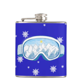 Ski Goggles Snowflake Dance Heupfles