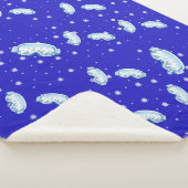 Ski Goggles Snowflake Dance Sherpa Deken (3/4)