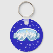 Ski Goggles Snowflake Dance