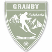 Ski Granby Colorado Sticker (Voorkant)