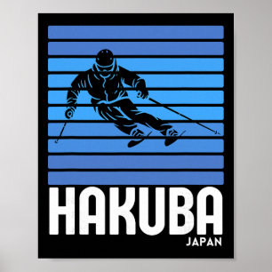 Ski Hakuba Japan Wintersport Vintage Retro Skien Poster