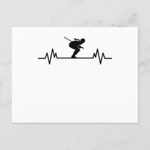 Ski Hartslag Skisport Pret Wintersporten Pistes Ca Briefkaart