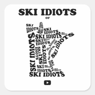 Ski Idiot Officiële Sticker