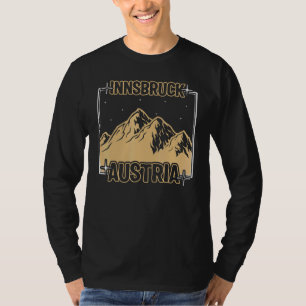 Ski Innsbruck Oostenrijk Berg Skien Snowboard Oost T-shirt
