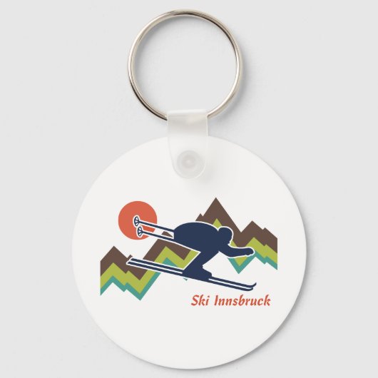Ski Innsbruck Sleutelhanger (Voorkant)