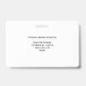 Ski-instructeur Badge (Achterkant)