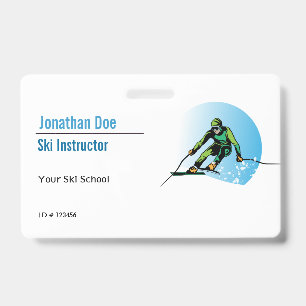 Ski-instructeur Badge