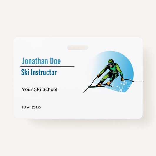 Ski-instructeur Badge (Voorkant)