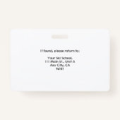 Ski-instructeur Badge (Achterkant)