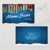 Ski-instructeur Visitekaartje (Voorkant / Achterkant)