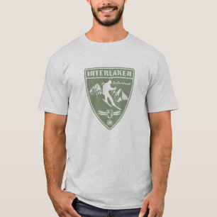 Ski Interlaken Zwitserland T-shirt