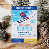 Ski Invitation Anniversaire Faisons un tour sur le