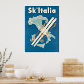Ski Italië poster (Keuken)